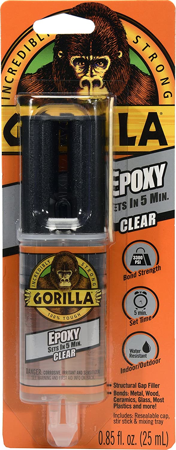 Gorilla Epoxy Clear [25ml] 300PSI Water Resistant