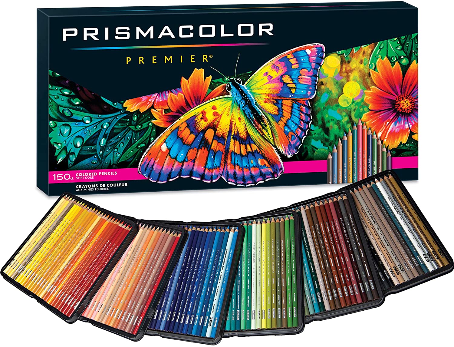 Prismacolor Premier 软芯彩色铅笔 150 支装