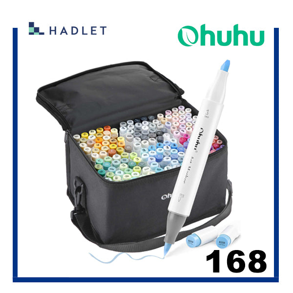 Giveaway Closed- Ohuhu 320 Brush Marker set Review 