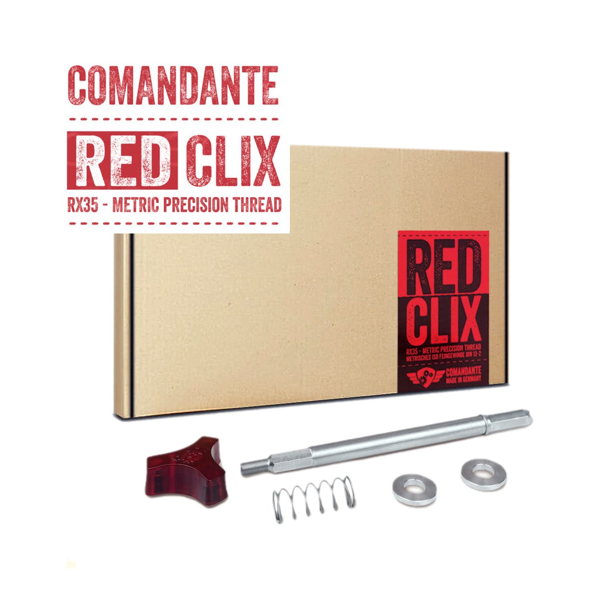 Comandante Red Clix RX35 公制精密螺纹