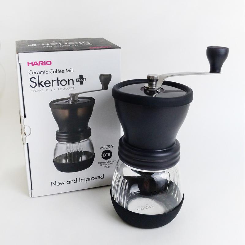 Hario 陶瓷咖啡磨 Skerton Plus 手动研磨机