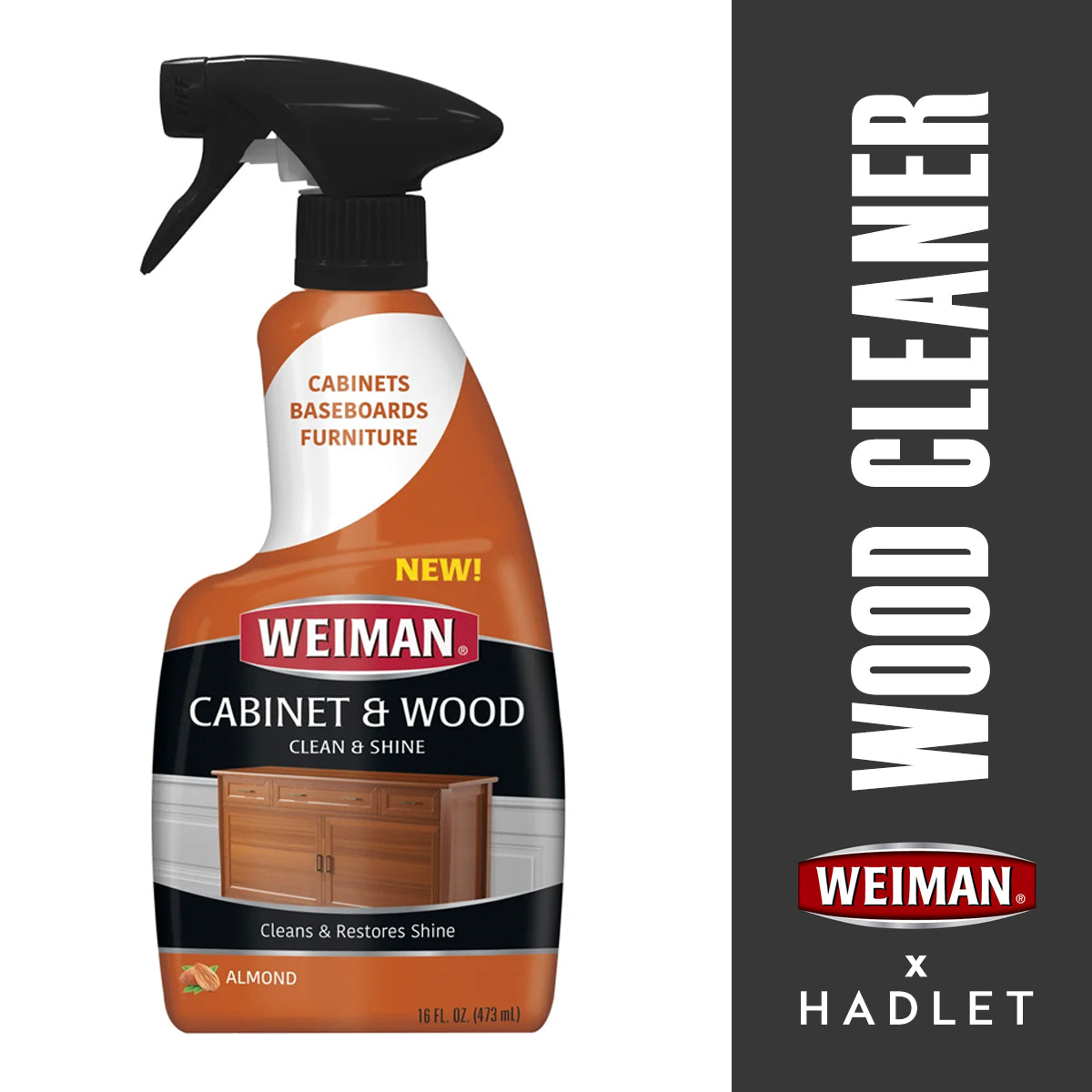 Weiman Cabinet & Wood Shine Cleaner 473ml