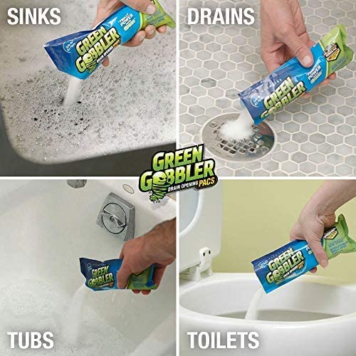 Green Gobbler 排水沟和厕所木屐开瓶器 [3 件装] 