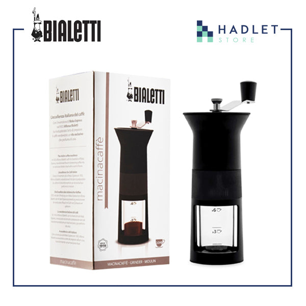 Bialetti 手动咖啡研磨机 Macinacaffe [黑色/红色]