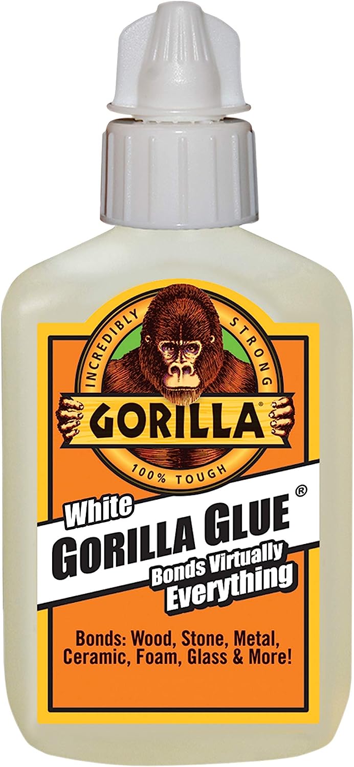 Gorilla White Glue, Waterproof Polyurethane 2 Oz