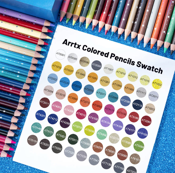 Arrtx 72 Colored Pencils