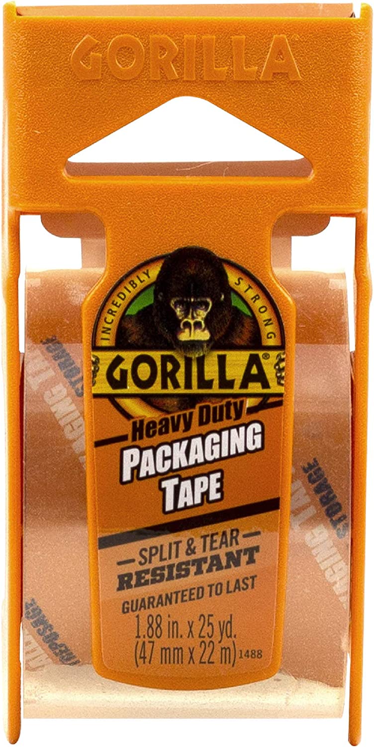 Gorilla Heavy Duty Packaging Tape with Cutter [47mm x 22m]