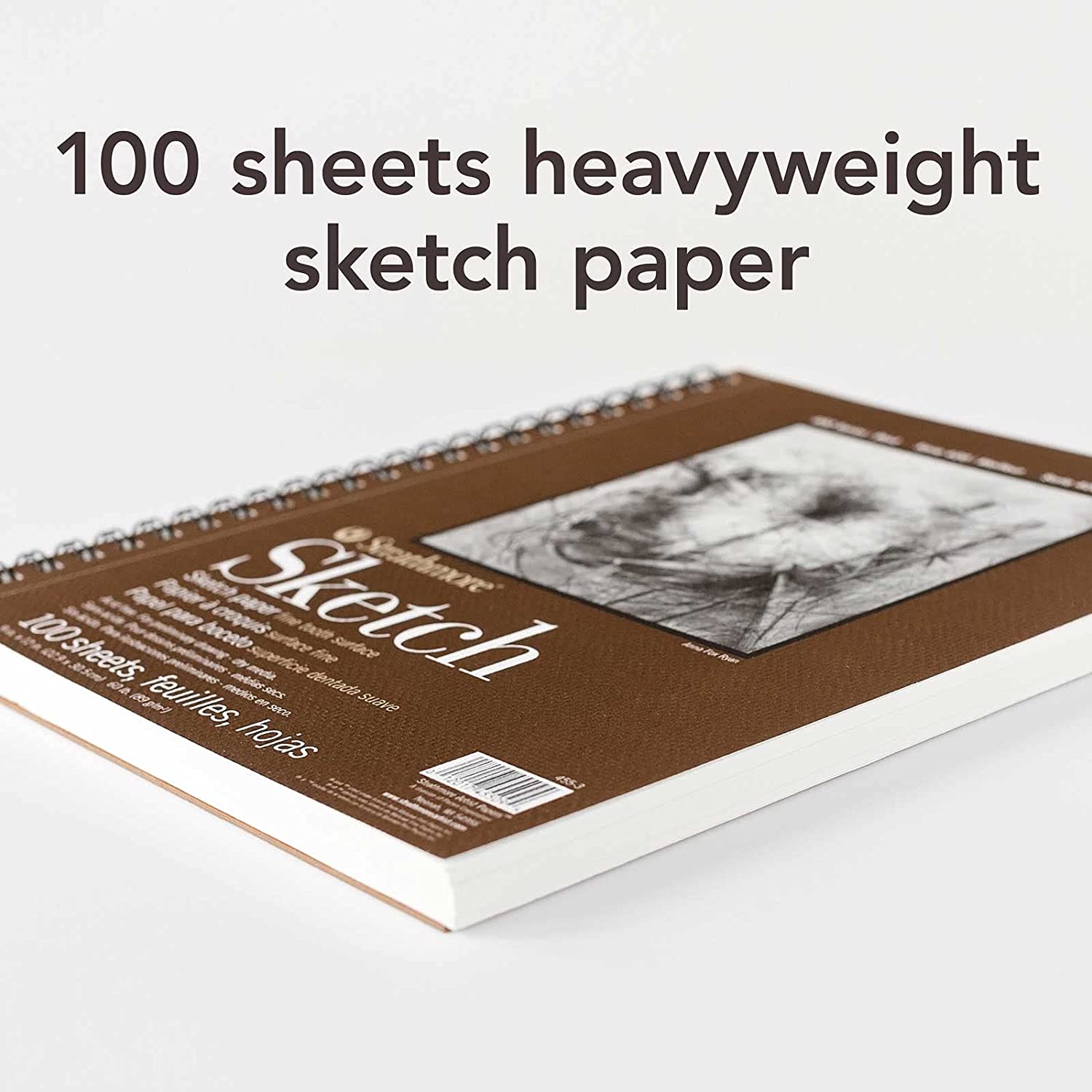 Strathmore 400 Sketch Series 22.9cm x 30.5cm Spiral Sketch Book, 100 Sheets