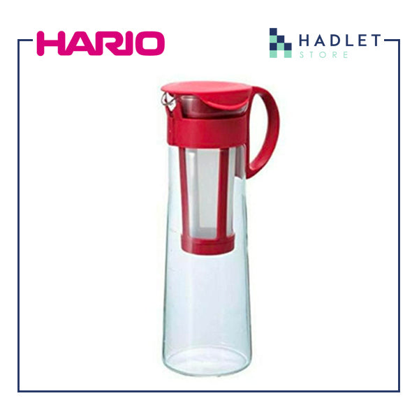 Hario "Mizudashi" Cold Brew Coffee Pot, 600/1000ml, Brown/Red