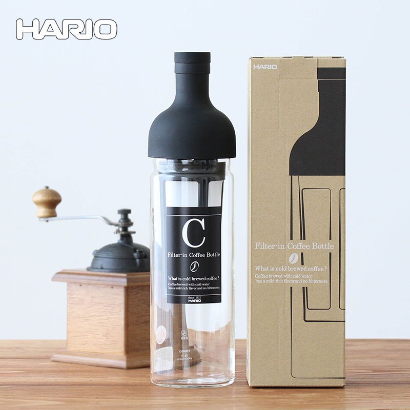 Hario 冷萃滴滤式咖啡瓶 [黑/棕/摩卡] 650ml 