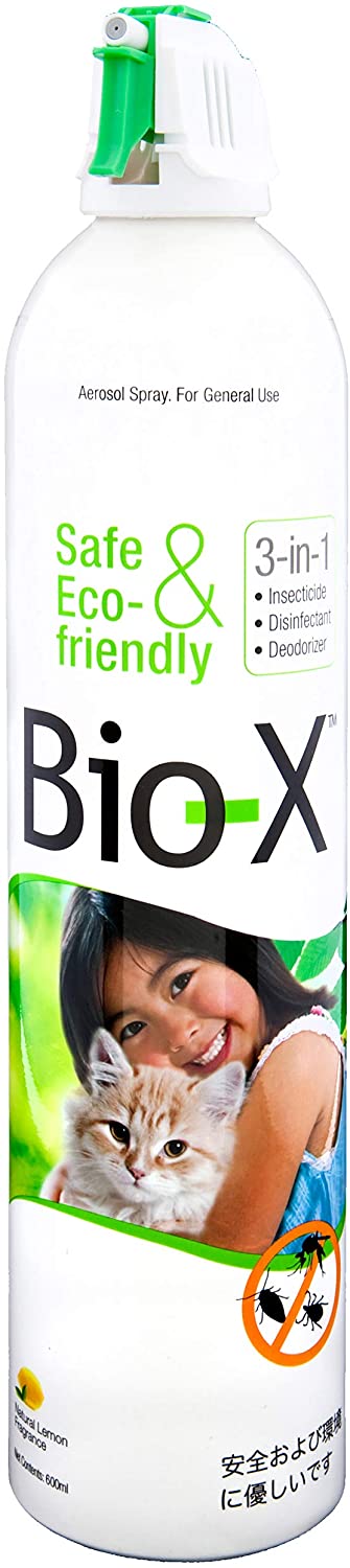 Bio-X 3 in 1 Aerosol Insecticide Lemon Spray [600 ml]
