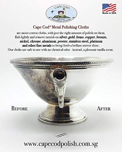 Cape Cod Metal Polishing Cloths - Economy Size Tin