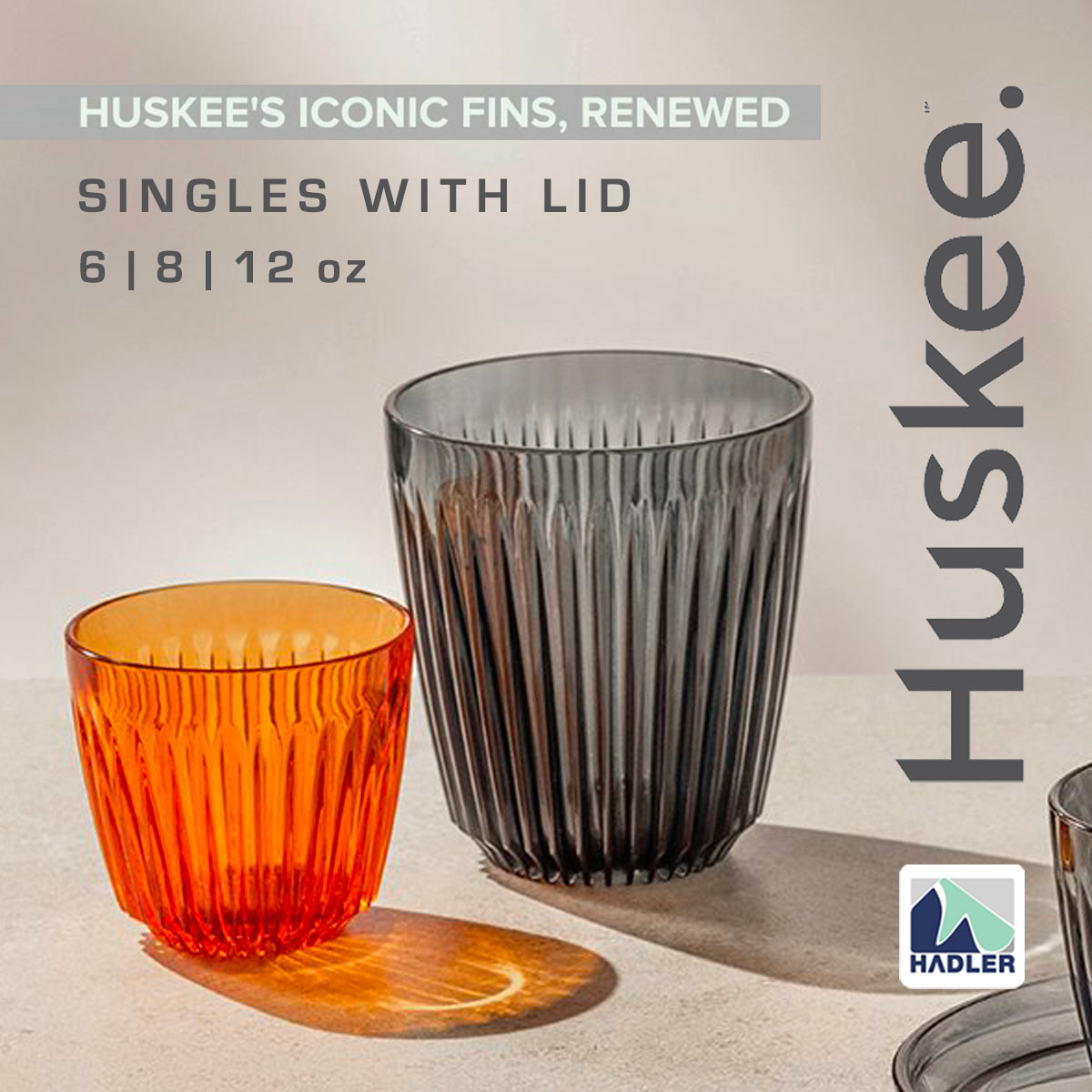 Huskee Renew Singles with Lid [6/8/12oz]
