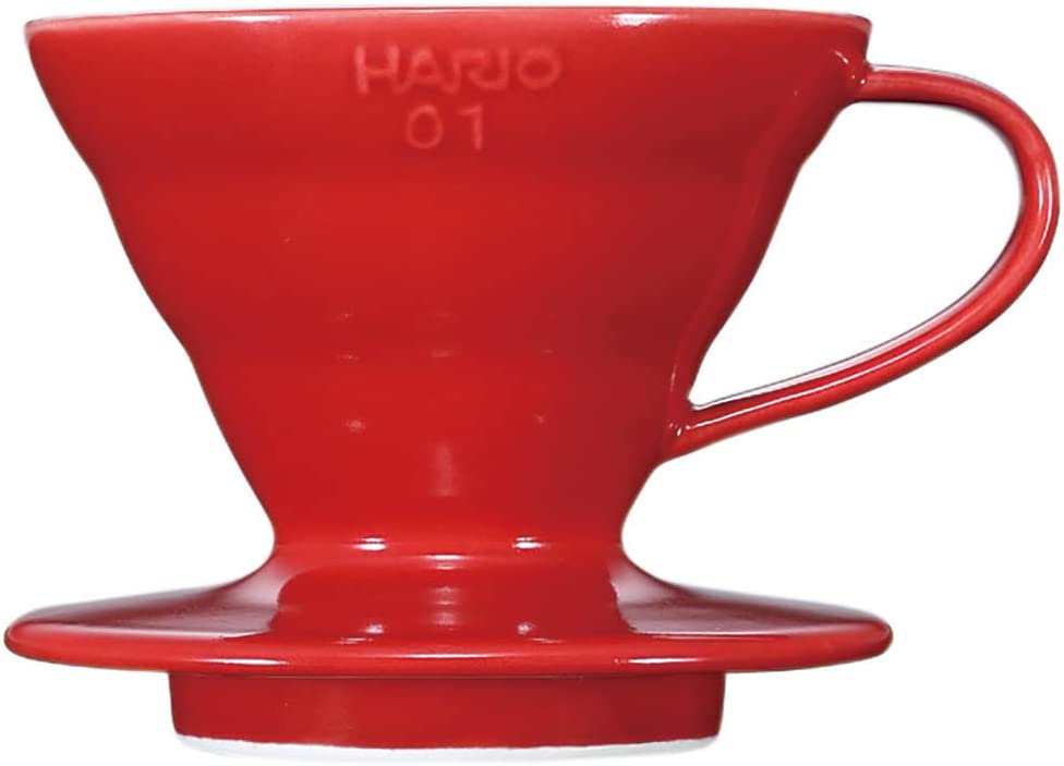Hario V60 Red Ceramic Dripper 01/02