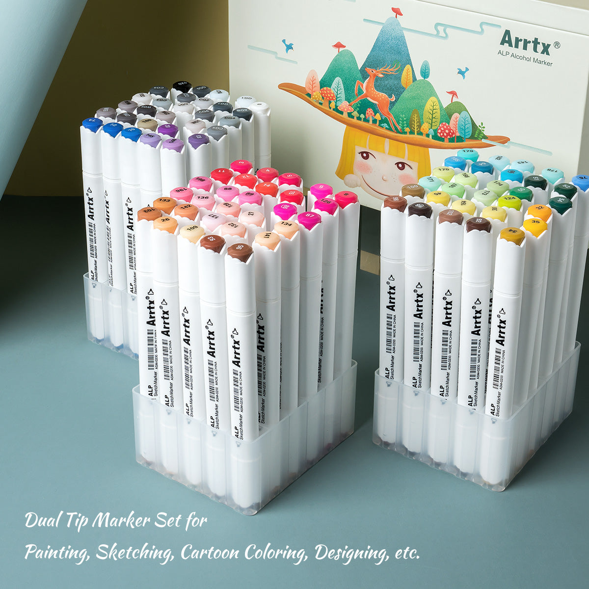 Arrtx 90 Colors Alcohol Markers