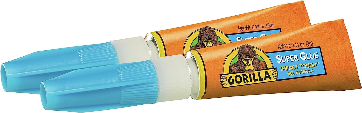 Gorilla Super Glue Minis Tube, 3g (2 Piece)