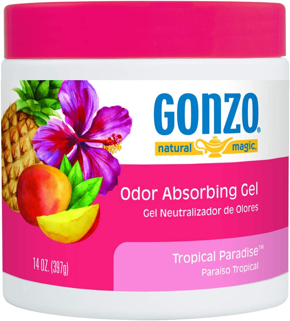Gonzo Natural Magic Odour Absorbing Gel, Tropical Paradise [397g]