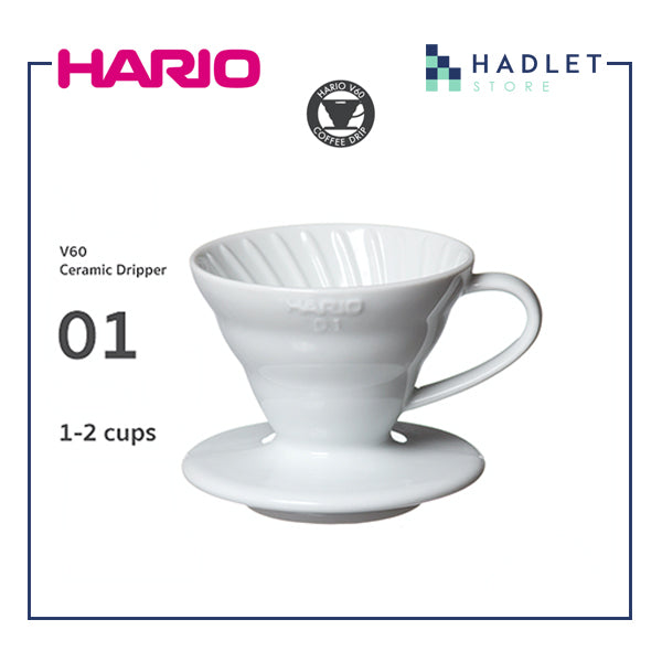 Hario V60 陶瓷咖啡滴头 红/白/黑 尺寸 01|02 