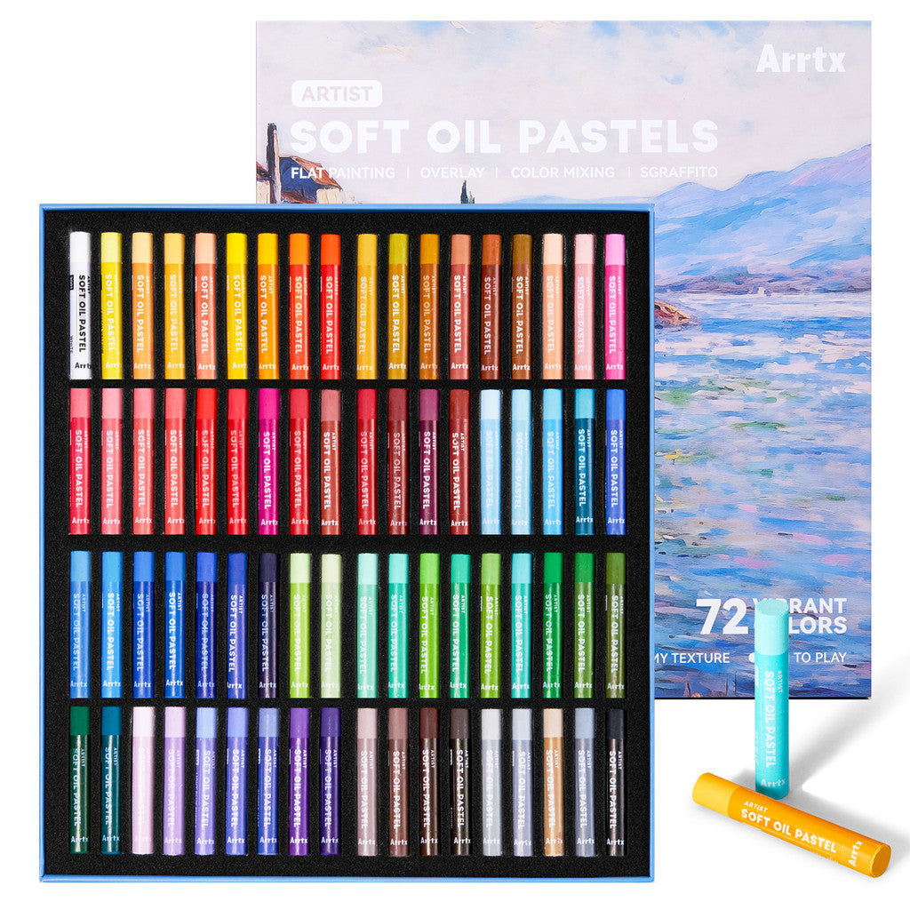 Arrtx soft oil pastels 72 colors