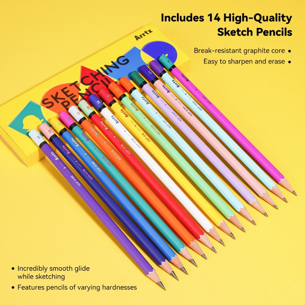 Arrtx Sketching Pencil Set of 14