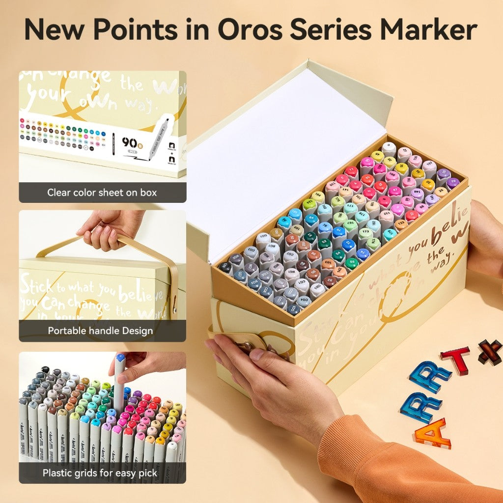 Arrtx Brush Alcohol Markers Oros 90 Colors