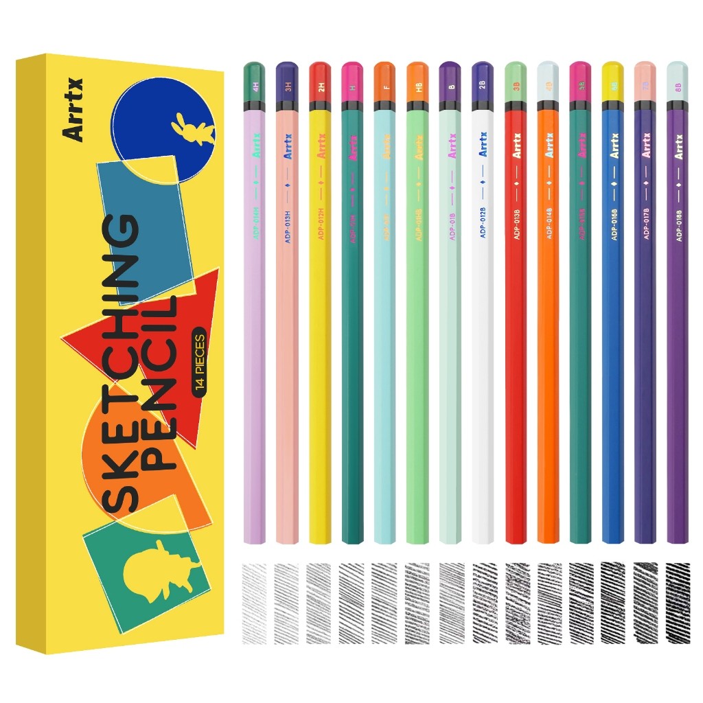 Arrtx Sketching Pencil Set of 14