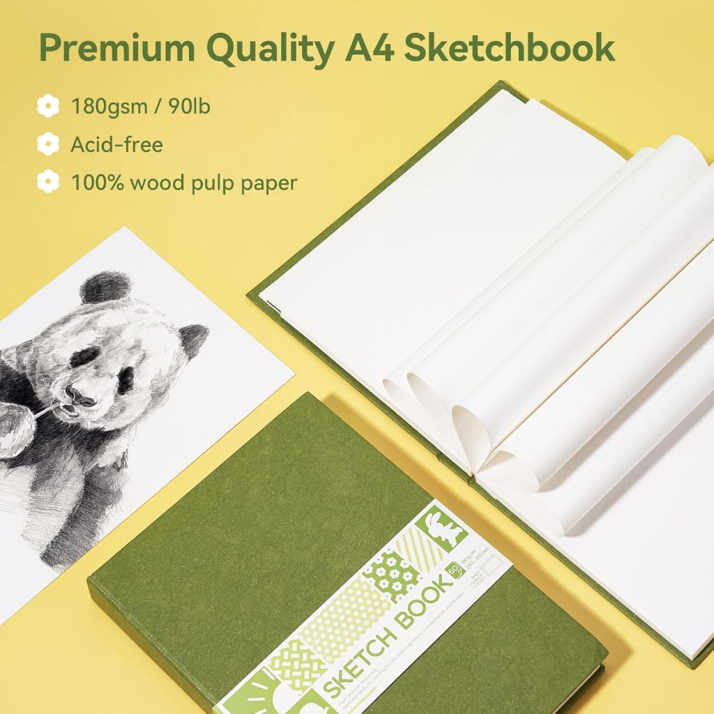 Arrtx A4 Hardcover Sketchbook 60 Sheets